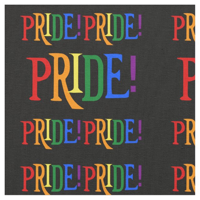 Tissu LGBT pride text sign (Fermer)