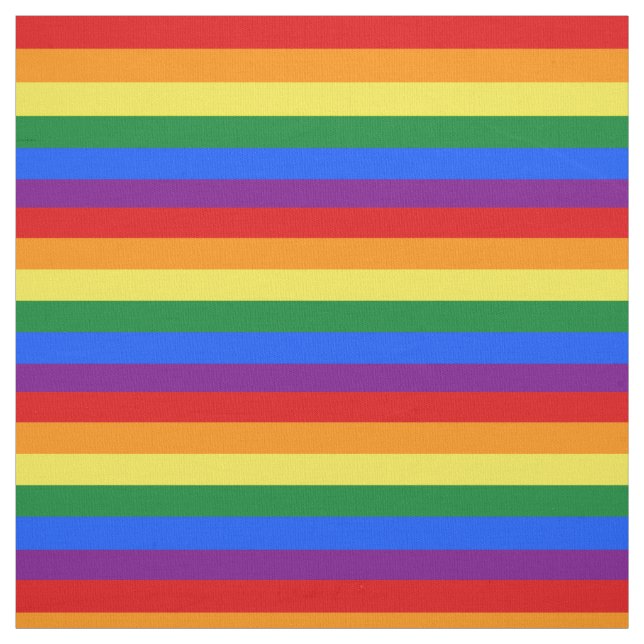 Tissu LGBT Rainbow Pride Flag Fabric (Échantillon)