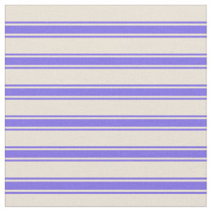 Tissu Lignes bleues bisques et moyennes ardoises