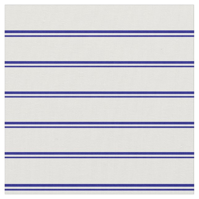 Tissu Lignes bleues et blanches (Fermer)
