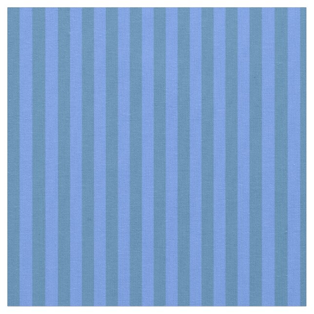Tissu Lignes bleues et bleues de Cornflower (Fermer)
