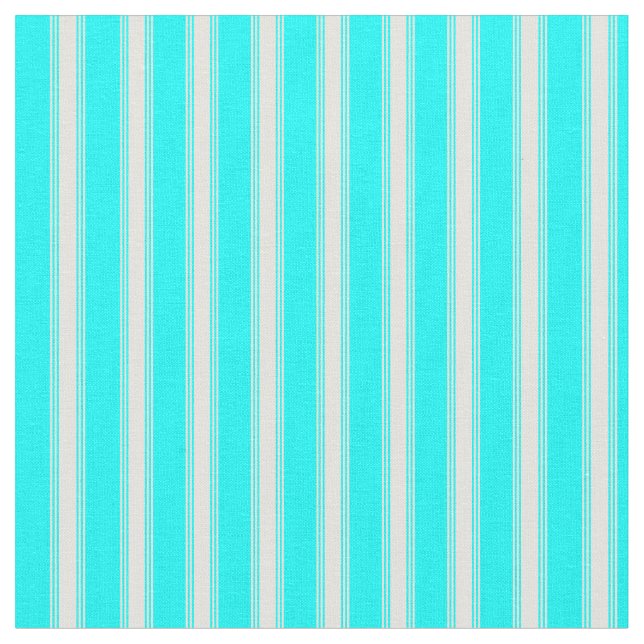 Tissu Lignes cyan et jaune clair (Fermer)