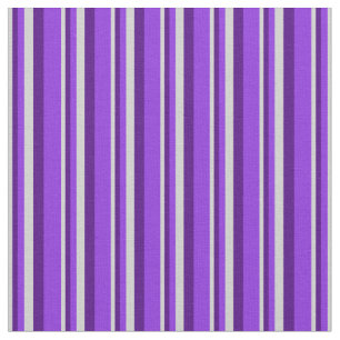 Tissu Lignes de couleur gris clair, indienne et violet