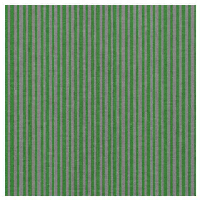 Tissu Lignes de couleur gris foncé et vert foncé (Fermer)
