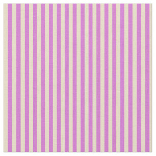 Tissu Lignes de couleur Tan & Orchidée