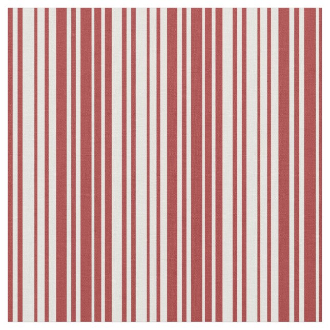 Tissu Lignes de crème Brown et de menthe/Motif de bandes (Fermer)