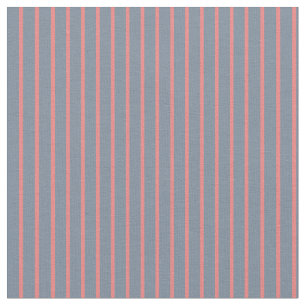 Tissu Lignes de gris d'ardoise légère et de corail cla