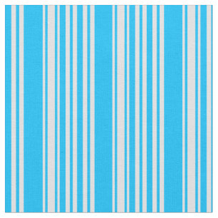 Tissu Lignes en bleu ciel profond et en couleur lavande