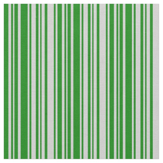 Tissu Lignes gris clair et vert (Fermer)