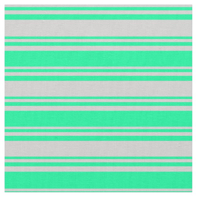 Tissu Lignes gris clair et vert Motif (Fermer)