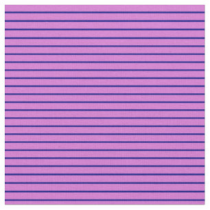 Tissu Lignes/Motif de  orchidées et bleues