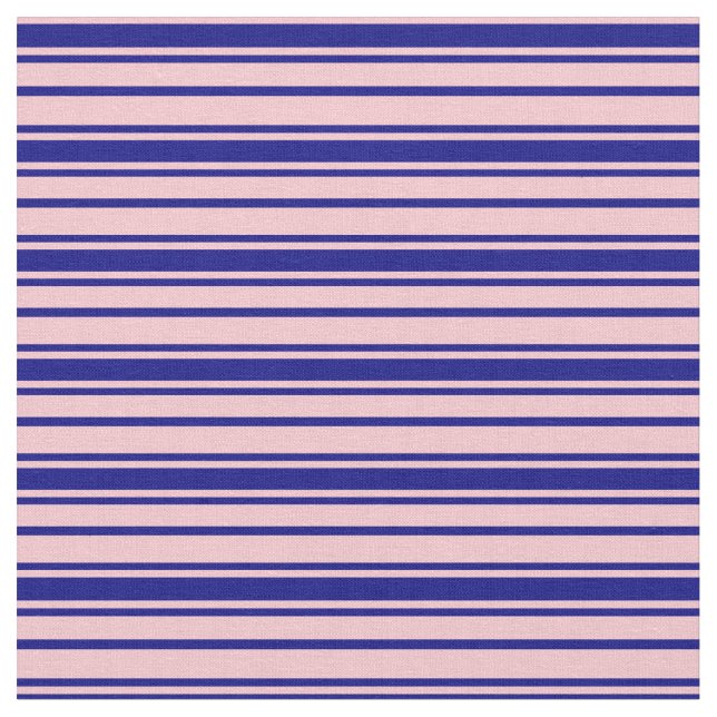Tissu Lignes rose et bleu (Fermer)