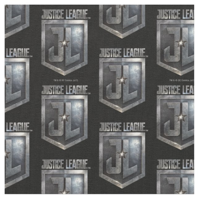Tissu Ligue de Justice | Bouclier JL métallique (Fermer)