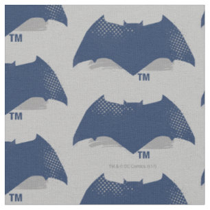 Tissu Ligue de Justice Symbole Batman de brosse et dem