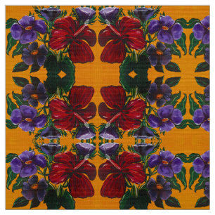 Tissu Lily Swirl Automne
