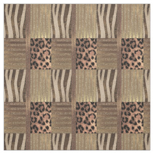 Tissu Lioness Gold Glam Safari Jungle Chic Modern Party