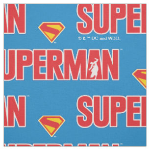 Tissu Logo classique Superman Bold