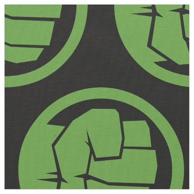 Tissu Logo de l'Incroyable Hulk (Fermer)