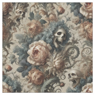 Tissu L'Ossuaire Chthonique - Tuile de déclaration gothi