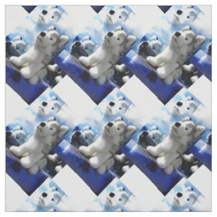 Tissu Loups de jouets
