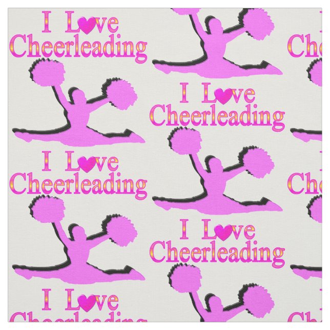 TISSU LOVE CHEERLEADING (Échantillon)