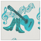 Lt occidental Blue Guitar et bottes de musique de