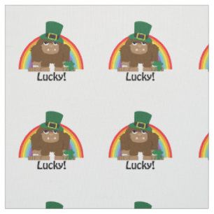 Tissu Lucky Bigfoot Leprechaun