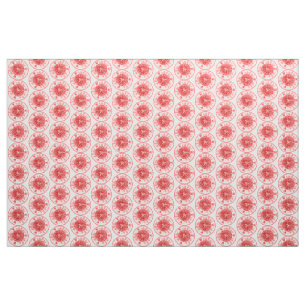 Tissu Lumineuse Passion rose Floral Médaillon en tôle