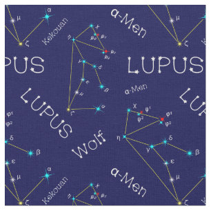 Tissu Lupus de constellation de l'hémisphère sud