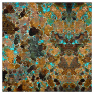 Tissu Macro patine de cuivre 06281