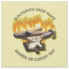 Magasin de forgeron avec l'enclume et le marteau