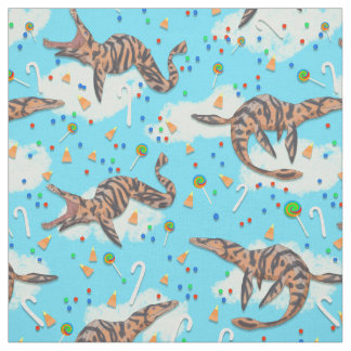 Tissu Magique Candy Crunch préhistorique Liopleurodon