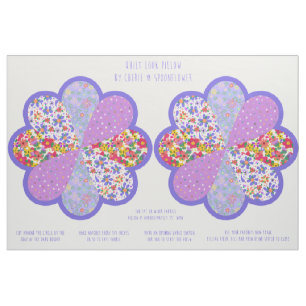 Tissu Magnifique kit de fleurs de style bohème en patchw