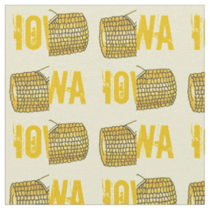 Tissu Maïs beurré jaune IOWA sur le Cob Corncob