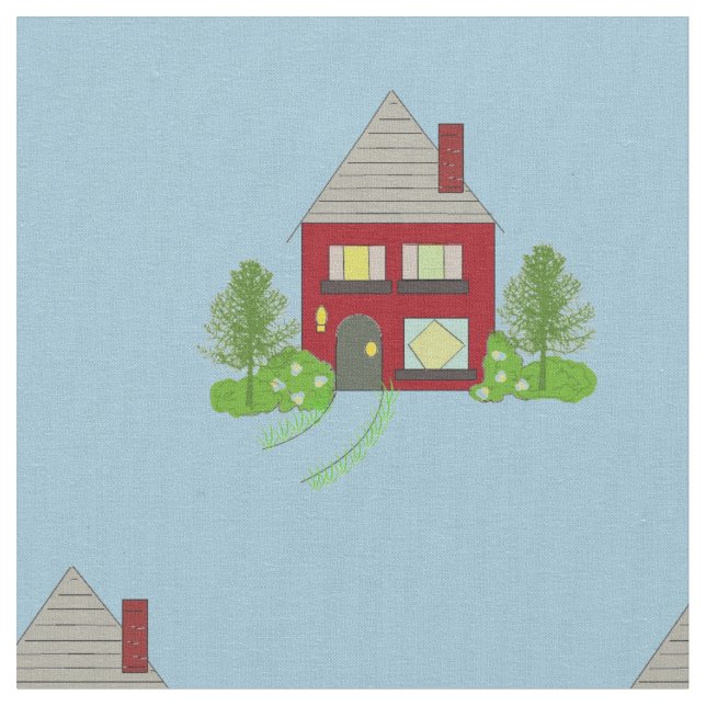 Tissu Maisons Cosy (Fermer)