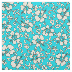 Tissu Malia Hibiscus Hawaii Pareau Imprimer