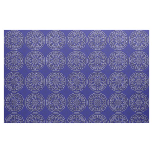 Tissu Mandala bleu (Fat Quarter)