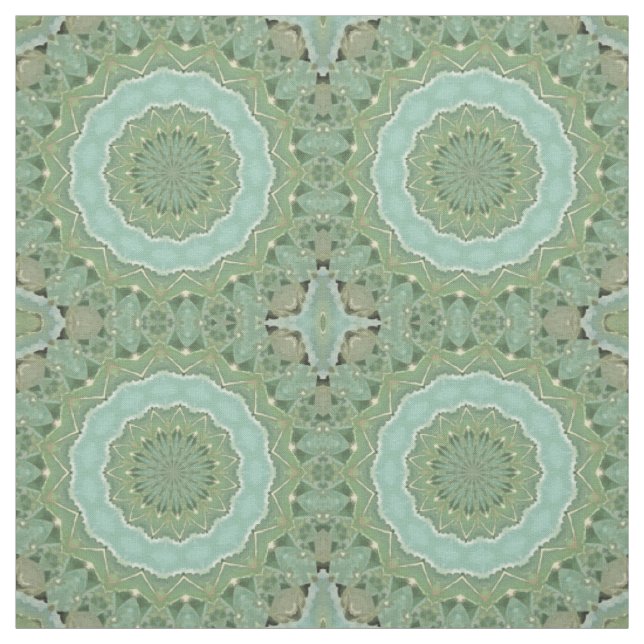 Tissu Mandala Succulent (Échantillon)