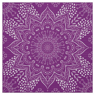 Tissu Mandala violet