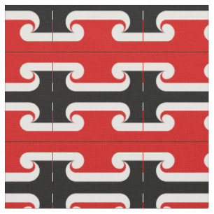 Tissu Maori Flag Fabric & Wave fashion sports NZ/Rugby