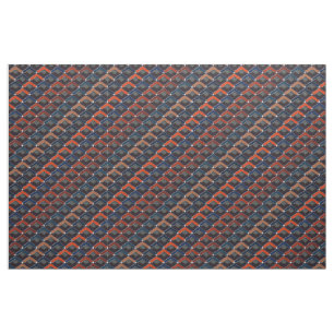 Tissu Marches Karo en zigzag coloré