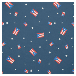 Tissu Marine portoricaine des drapeaux et des étoiles