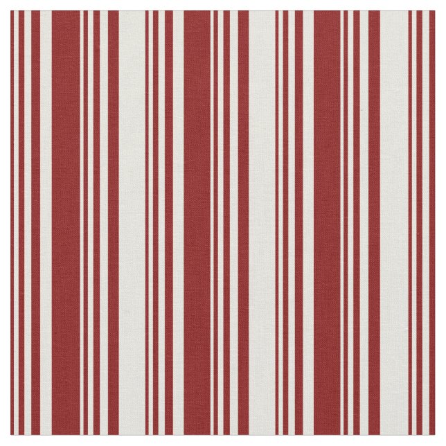 Tissu Maroon et Motif beige (Fermer)