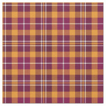 Maroon et Orange Sporty Plaid