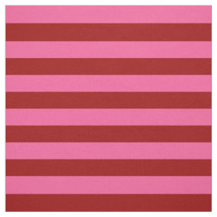 Tissu Maroon Rouge rose rayures Design