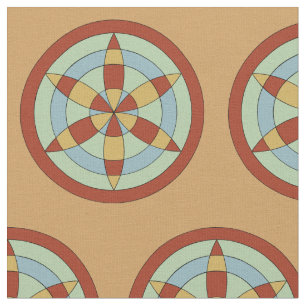 Tissu Marque de sortie Suffolk Hexafoil (Daisy Wheel)