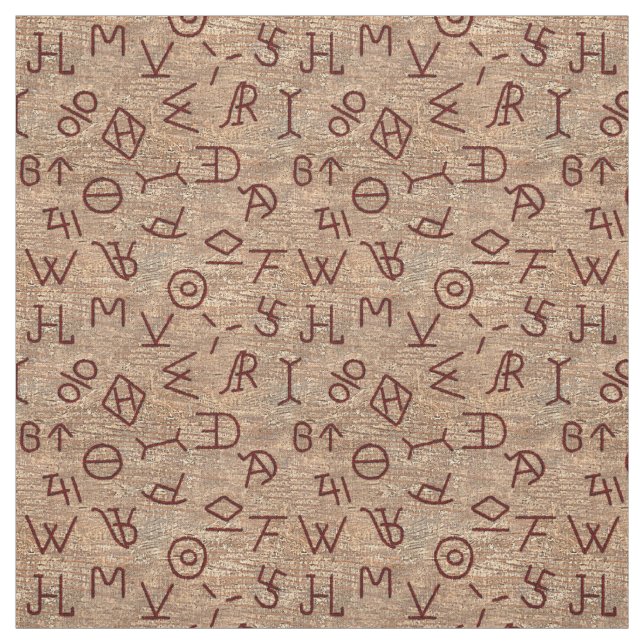 Tissu Marques Wild West - (Échantillon)