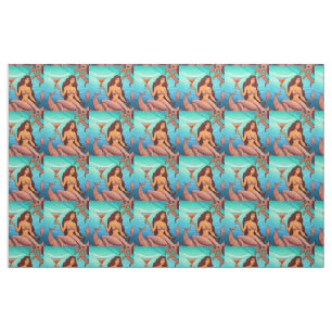 Tissu Martini à cheveux longs Mermaid Thunder_Cove