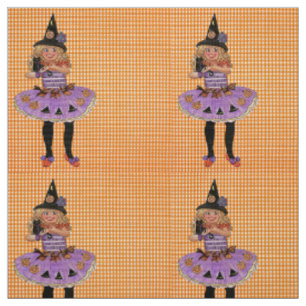 Tissu Mary la sorcière d'Halloween