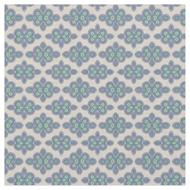 Tissu Matériau de rêve bleu vintage (Fermer)